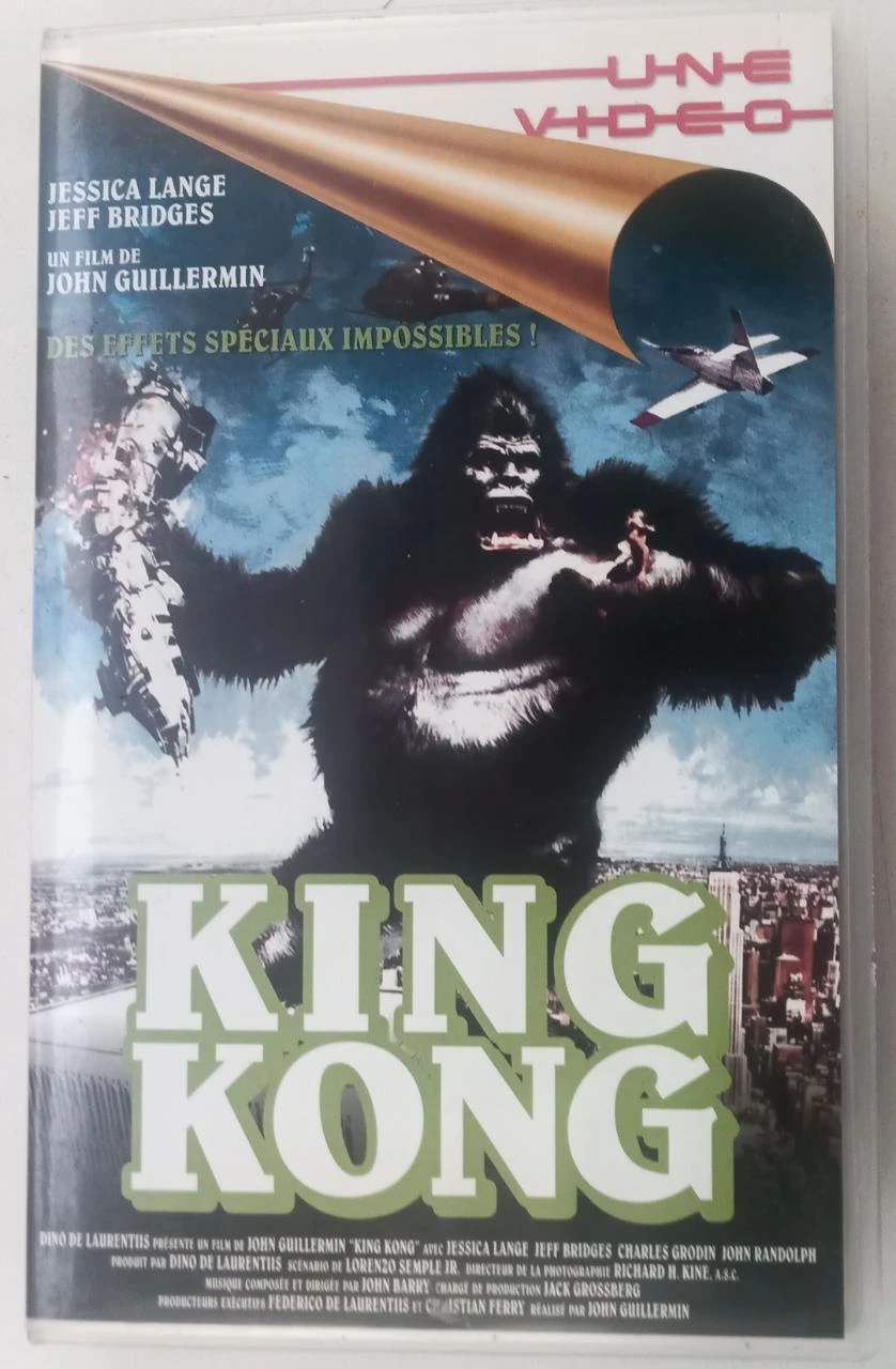King Kong – VHS – Film d’aventures fantastique